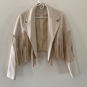 Saints and Hearts fringe jacket